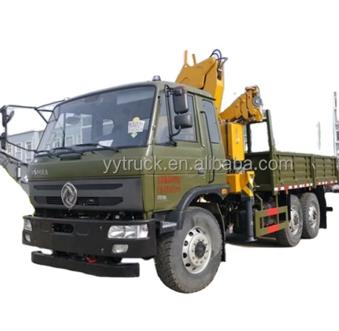 Dongfeng EQ5162G 6X6 Off road crane truck with 5 ton crqne