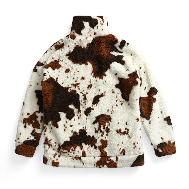 Winter Children Family Matching Clothes Sherpa Adult Hoodie Coat Mommy And Me Outfits