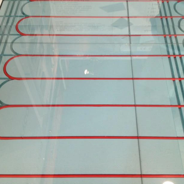 Heating system for floor by hot water