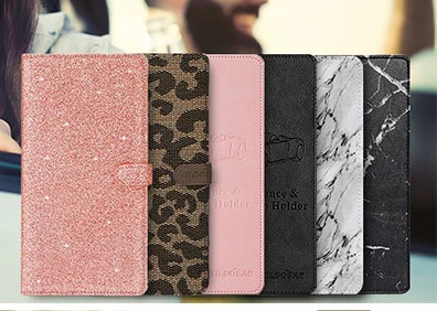 ZR378 Document Bag RFID Travel Passport Jacket Wallet Long Anti-theft Swipe Card Bag Multifunctional Waterproof Handheld Bag