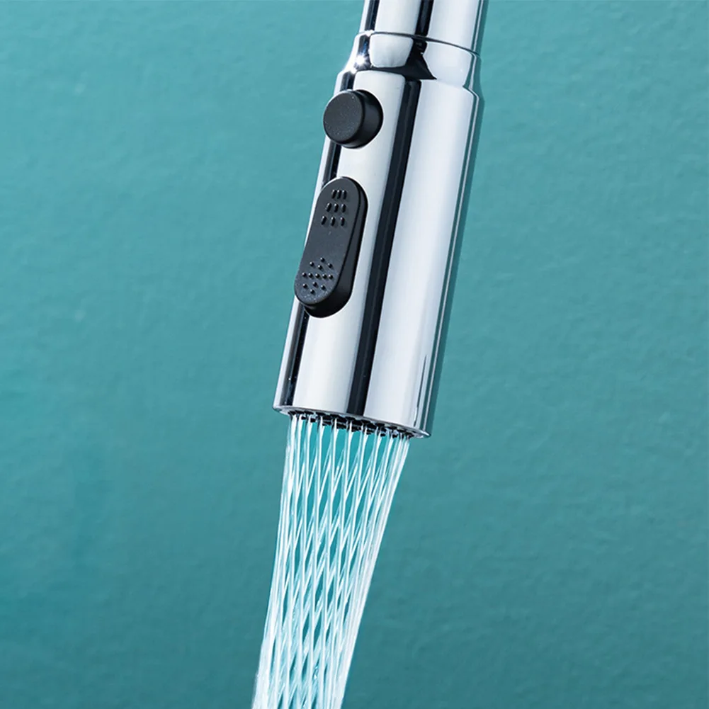 3 Modes Adjustable Water Tap Bubbler Nozzle Extender 360 Degree Rotary Swivel Removable Kitchen Faucet Nozzle