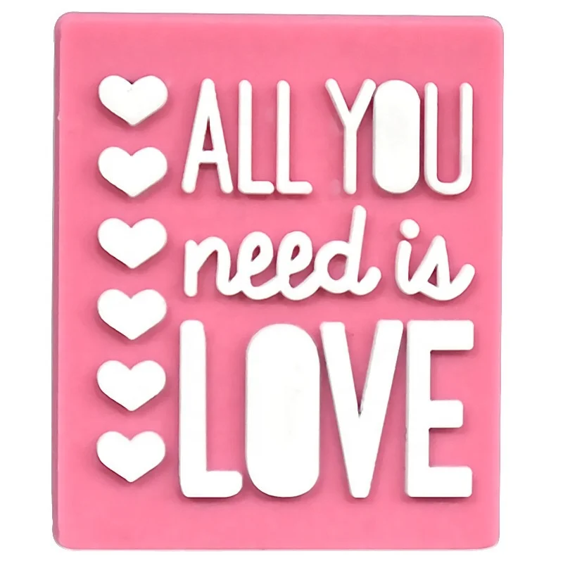 2024 New Wholesale Shoes Charm Phrase Style Shoes Charm Sandals Accessories