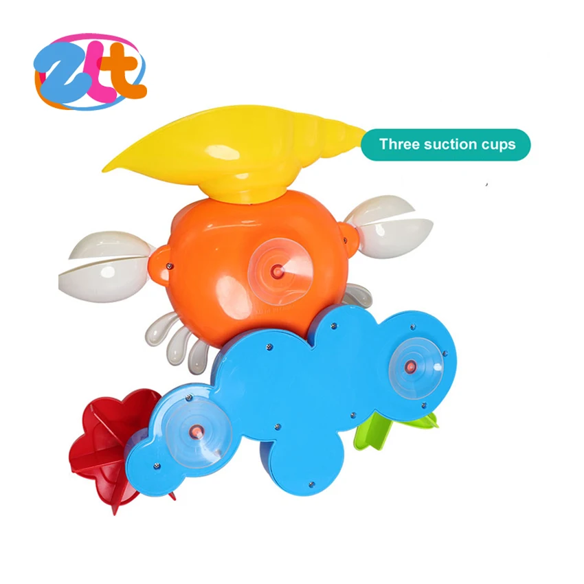 Babies and Toddlers Cartoon Plastic Crab Baby Bath Toys for Kids