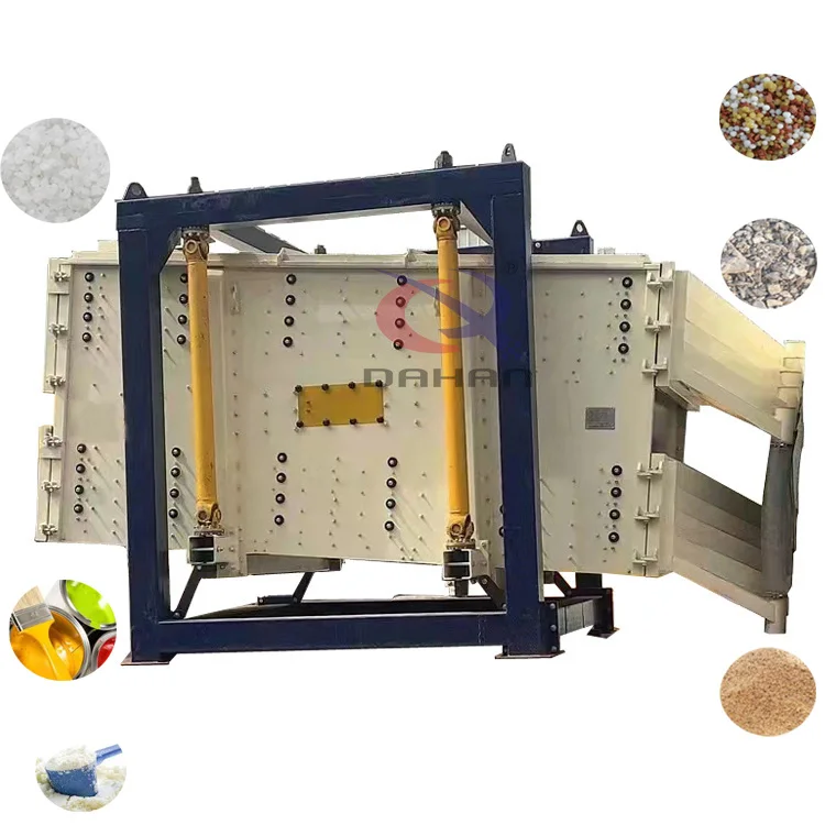 Electromagnetic Materials Tumbler Powder Swing Rectangular Square Gyratory Machine Grading Mobile Vibrating Screen