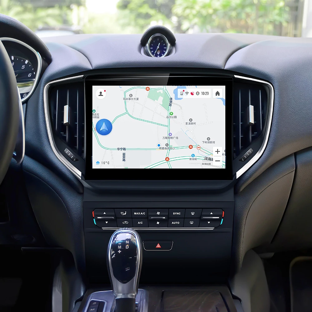 3D Ruby Touch Scree Android Car Radio for Maserati Ghibli 2017-2020 Auto Stereo Android System 4+64G Car Multimedia Player