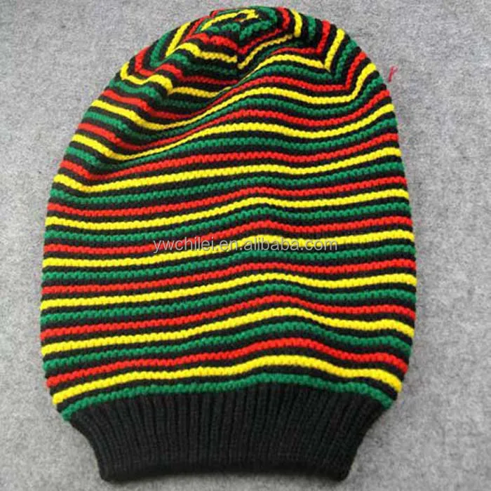 Classic Rasta Long Dreadlock Multi Beanie