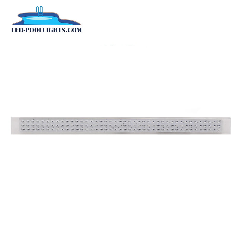 Newest rectangle 12v 15W Underwater Lamp IP68 Waterproof Flexible Strip LED Swimming Pool Light