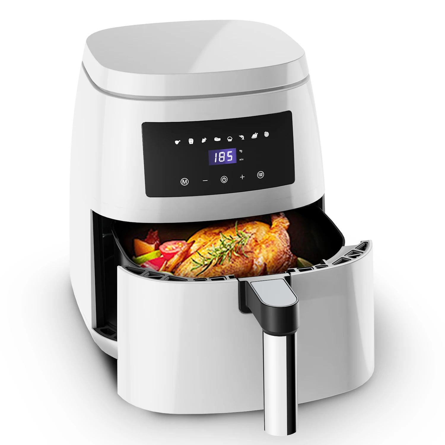 New Digital Air Fryer air fryer wholesale Healthy Cooking 4.5L Medium Capacity Color Logo Package Customized Air Fryer
