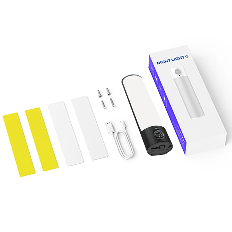 Kerui Modern LED Sensor Light by Manufacturer Night Light for Bedroom and Bathroom Cabinet Lights Art Deco White 80 Rechargeable