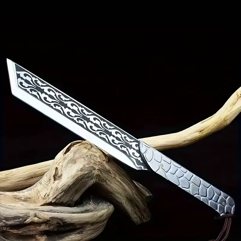 Kitchen knife army knife   stainless steel integrated blade sharp carbon steel knife
