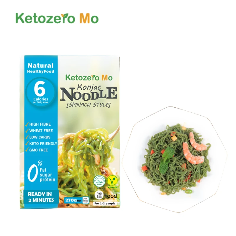 Chinese Japanese Ramen Noodles Multiple Flavor Konjac Shirataki Bag Bowl Noodle Pasta