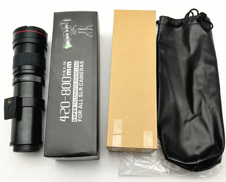  Оптические телескопические зум-объективы для камер Canon Nikon Sony A900 A580 A560 A290 A390 A200 A300 A9 A7 A7RS
