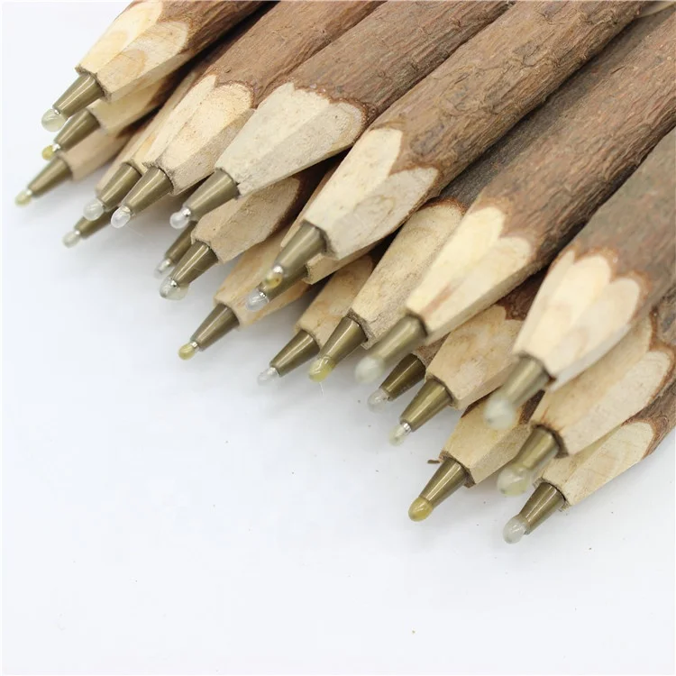2020 eco-friendly original wood pen custom carved wood ball pen