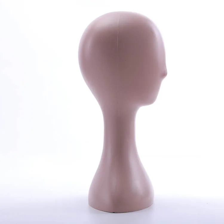 2024 Wholesale Cheap White Black Model Mannequin Female Cheap Plastic Hair Mannequin Head Stand for Wig Display