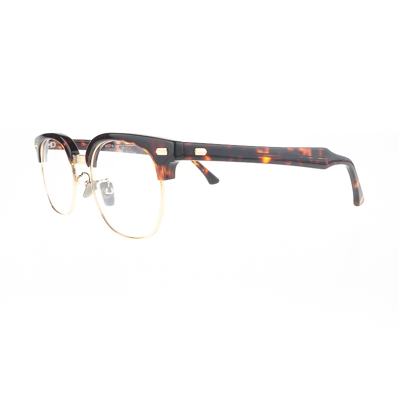 High-end  Assorted Diamond Tortoise  Acetate Half frame  Manufacturers In China