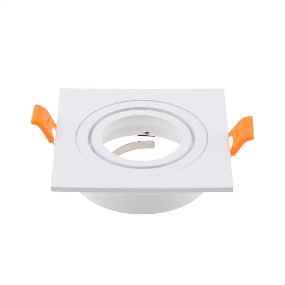 Recessed Spot Light Frame Adjustable Led Downlight Casing Square Led Spotlight Frame Fixtures