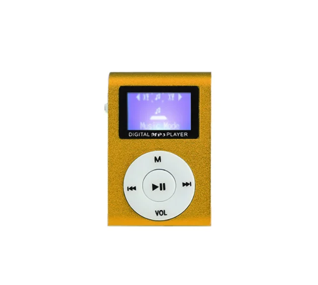 Лидер продаж высококачественный MP3-плеер со слотом для TF-карты и ЖК-экраном металлический