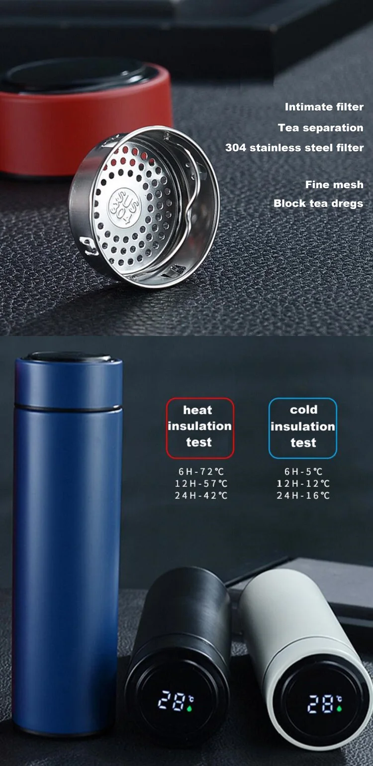 Factory direct sell vacuum bottle testing sus304 straight 500ml 17oz OEM customization wholesale gift 13014