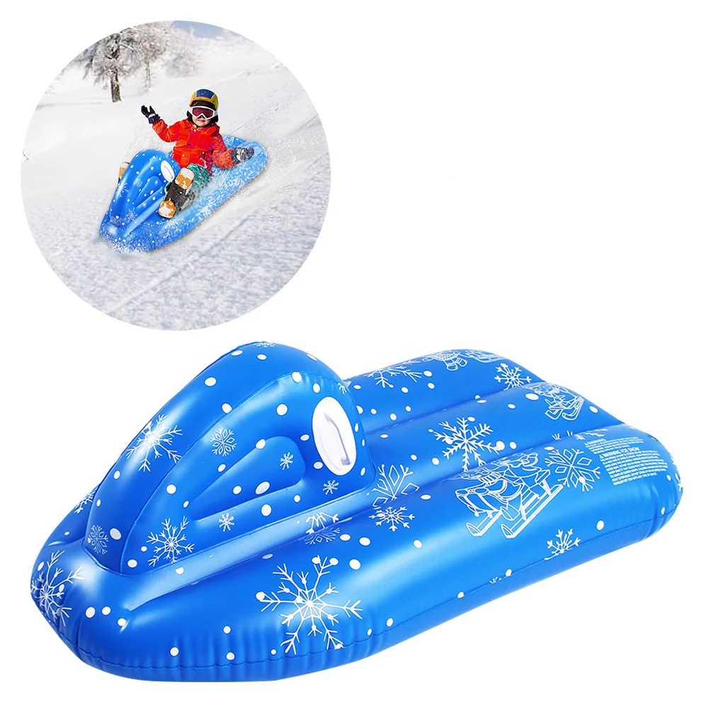 2023 Winter  Popular  Heavy Duty Snow Tube pvc  Inflatable Sled  tubing  For Kid