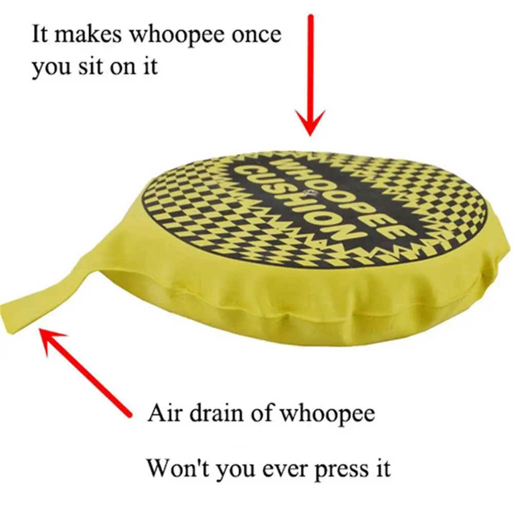 1Pc Funny Whoopee Cushion Pad Jokes Gags Pranks Maker Trick Funny Whoopy Balloon Fart Pad Novelty Funny Gadgets April Fools Toys