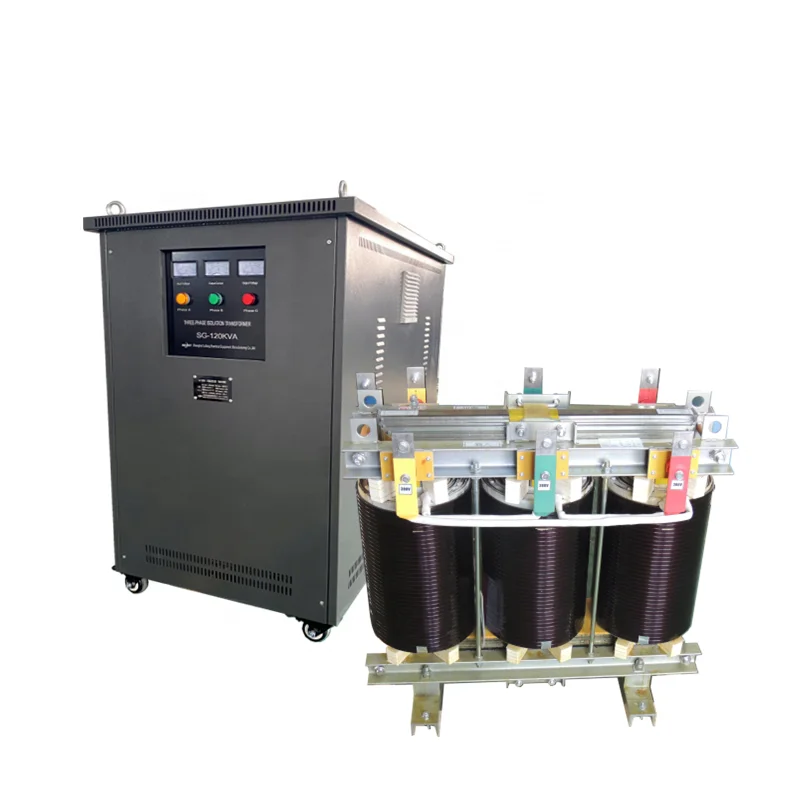 80KVA three phase isolated power transformer price with 480V 415V to 240V 208V