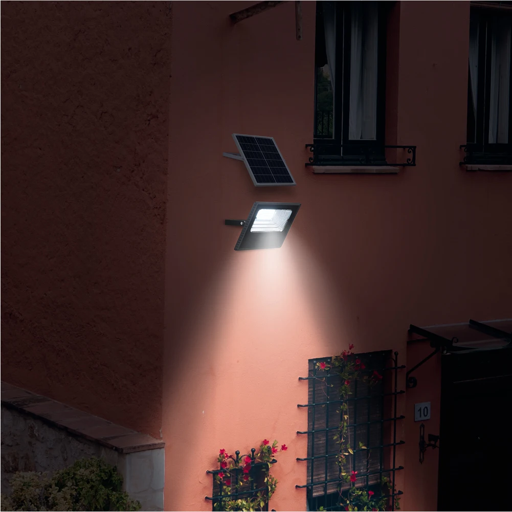 Solar garden led flood light ip65 waterproof 125w wholesale price outdoor led solar flood light