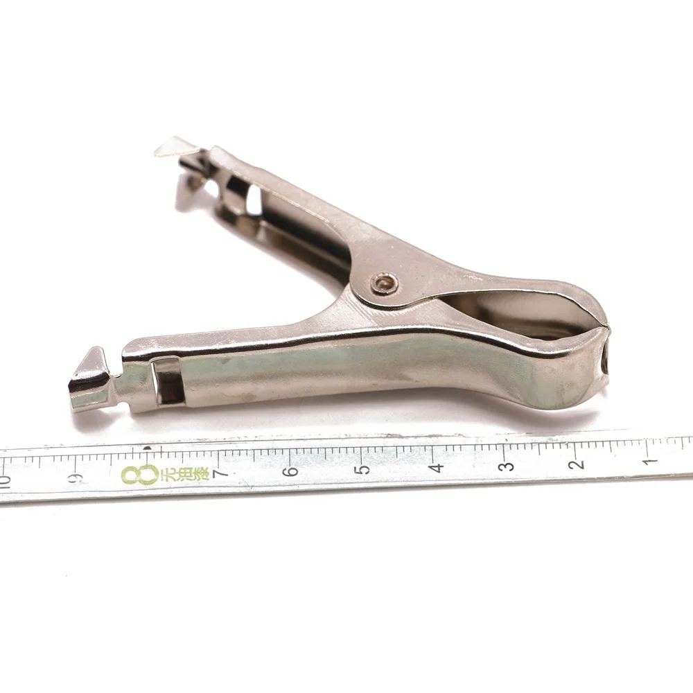 30A Insulated Crocodile Clips 75mm Low Voltage Wire Lead Test Alligator Clamps