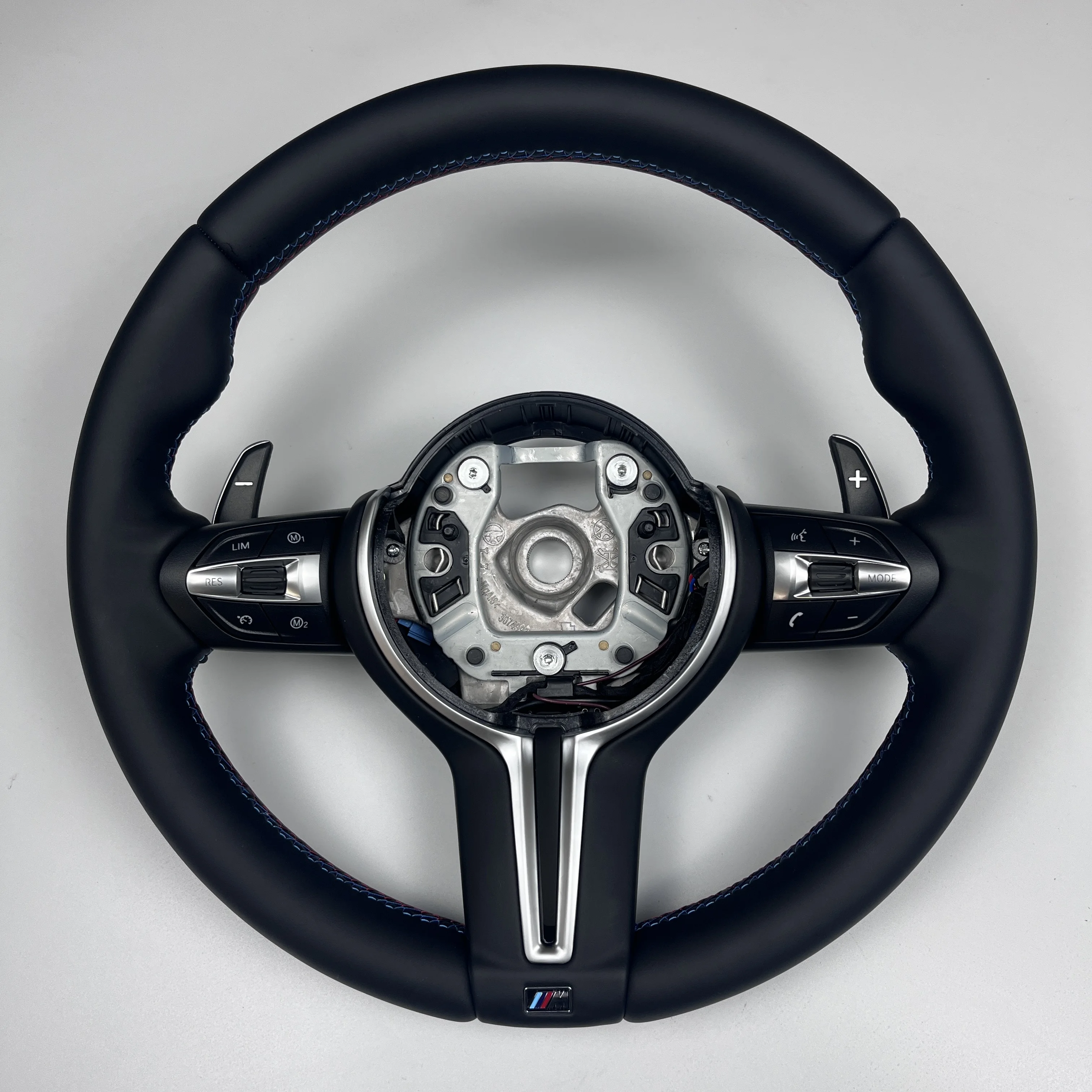 Custom leather/real carbon fiber steering wheel E34 E90 F10 F20 F32 X5 E70 X6 E71 M4 all series For BMW