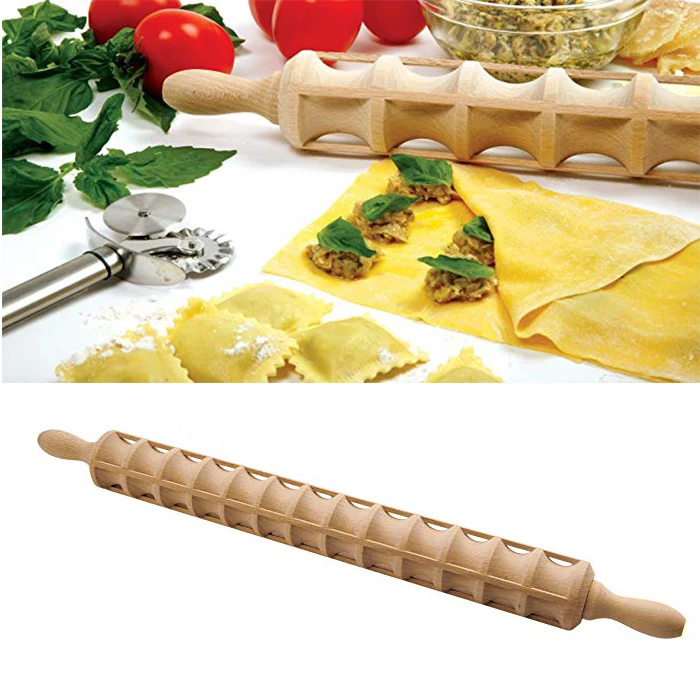 Beechwood Ravioli Rolling Pin