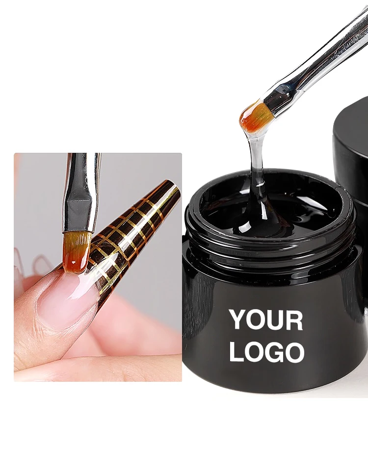 Private Label Nail Supplies Extension Gel Non Flow 15g 30g 60g 1KG Hard Sculpting Gel Nail Builder Uv Gel Polish