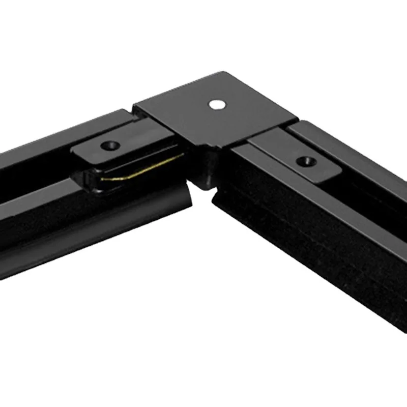 LED 2 line track strip 1m1.5m2m aluminum shell copper core clothing store black and white track light dedicated guide rail