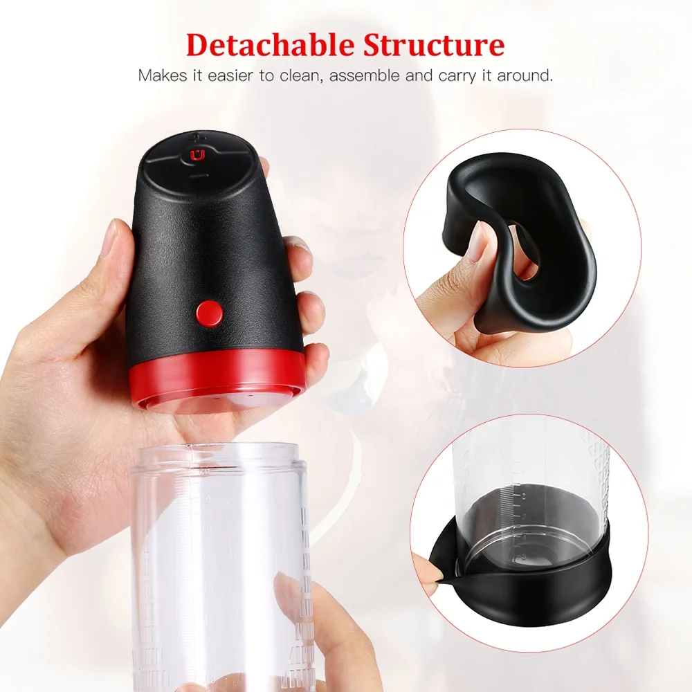 
Automatic Penis Enlargement Vacuum Pump USB Rechargeable Electric Penis Pump Penis Enlarger Extender Dick Male Sex Toys 