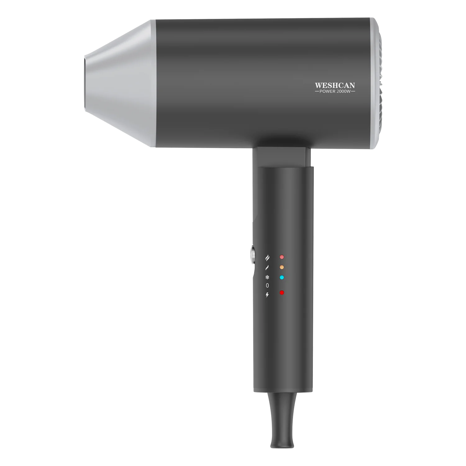 Weshcan Panic Buying Foldable Hair Dryer 2000W Strong Power Ionic Hair Blow with LED Indication