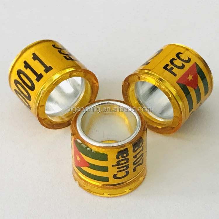 Factory direct sales of high quality aluminium&plastic racing FCC pigeon rings FCI pigeon rings bird rings
