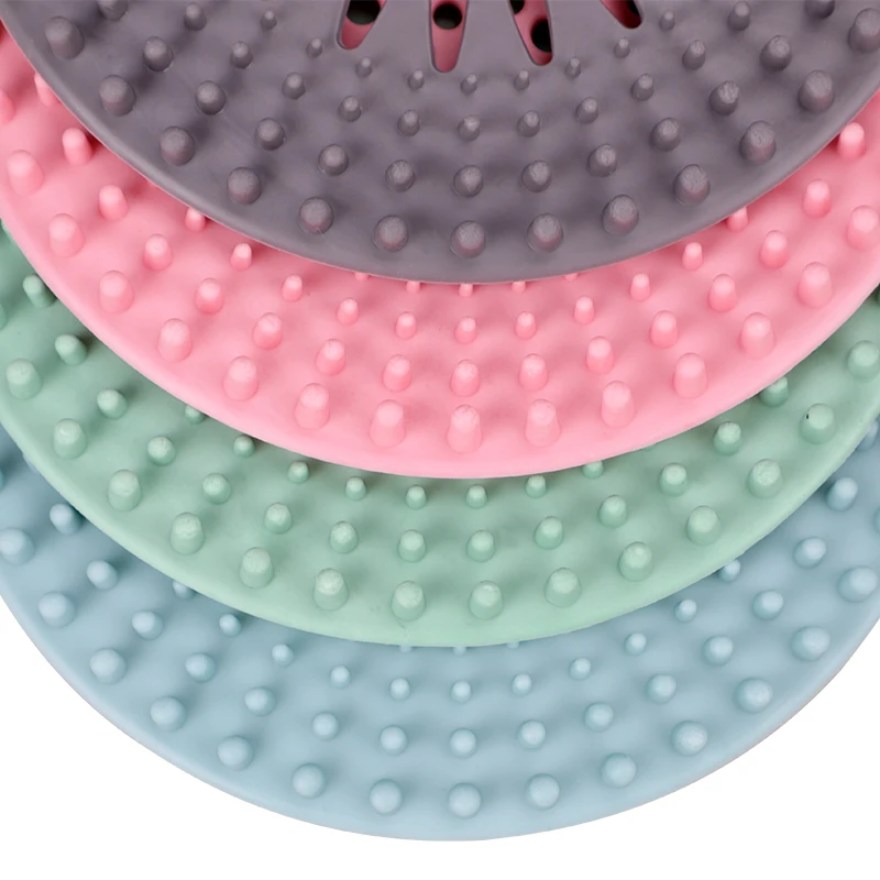 Hot Sale Durable TPR Hair Stopper Shower Drain Covers For Bathroom Bathtub and Kitchen