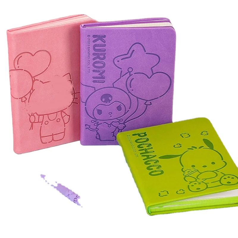 DHF A6 Kawaii Sanrioed Pu блокнот подарки аниме мелодия Kuromi студенческий ежедневный Еженедельный канцелярские принадлежности