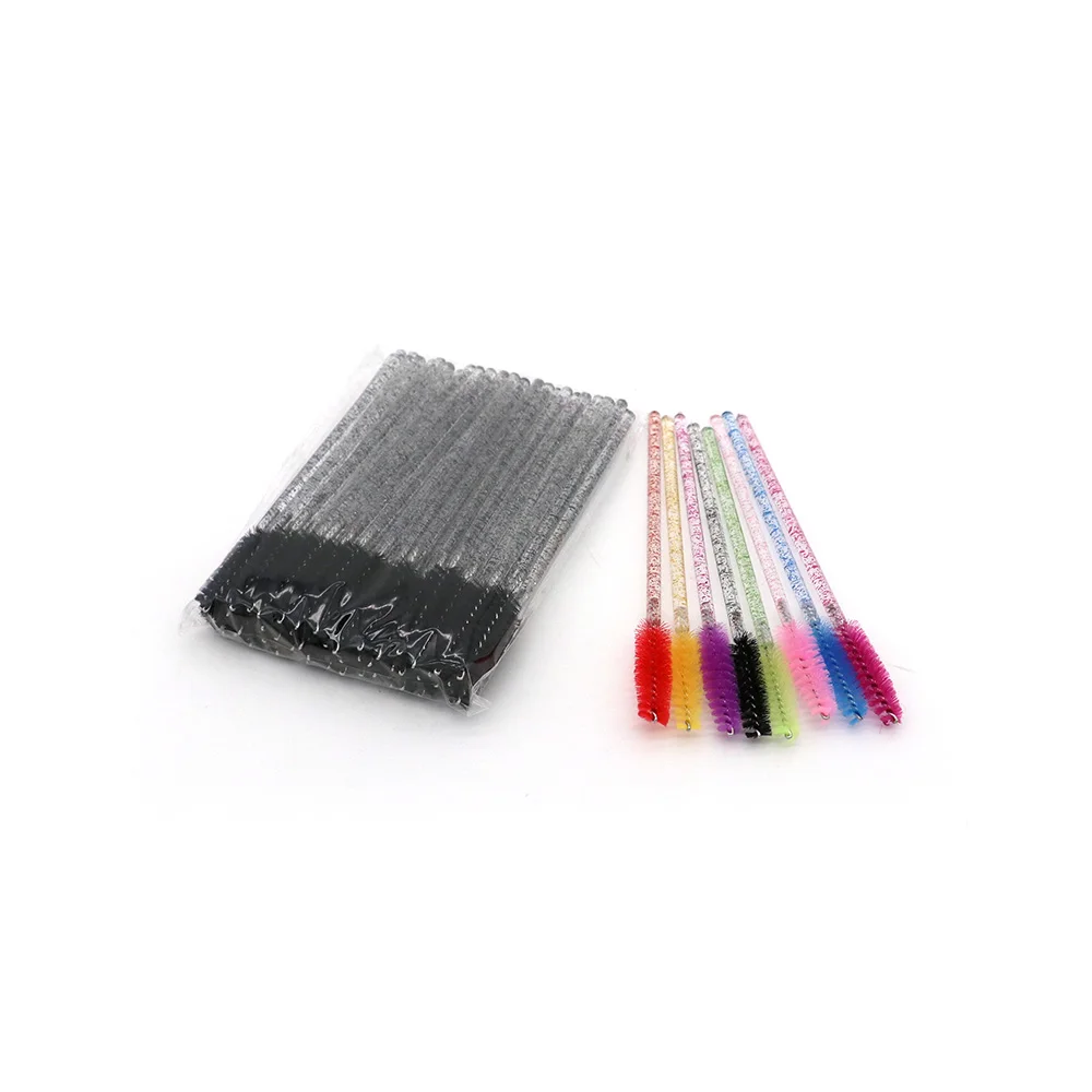 Lash Wands Starry Multicolor Disposable Colorful Mascara Brush Head Lash Eyelash Spoolie Makeup Tools Kit