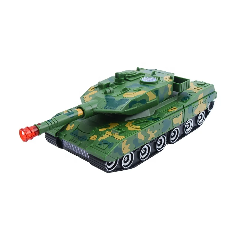 Универсальный автомобиль электрический военный боевой танк робот Деформация игрушки с музыкальным освещением