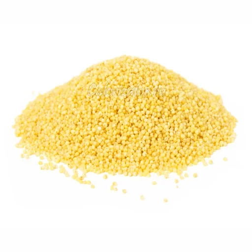 Упаковка из 25 кг органических высококачественных зерновых продуктов из пшена от казахского производителя