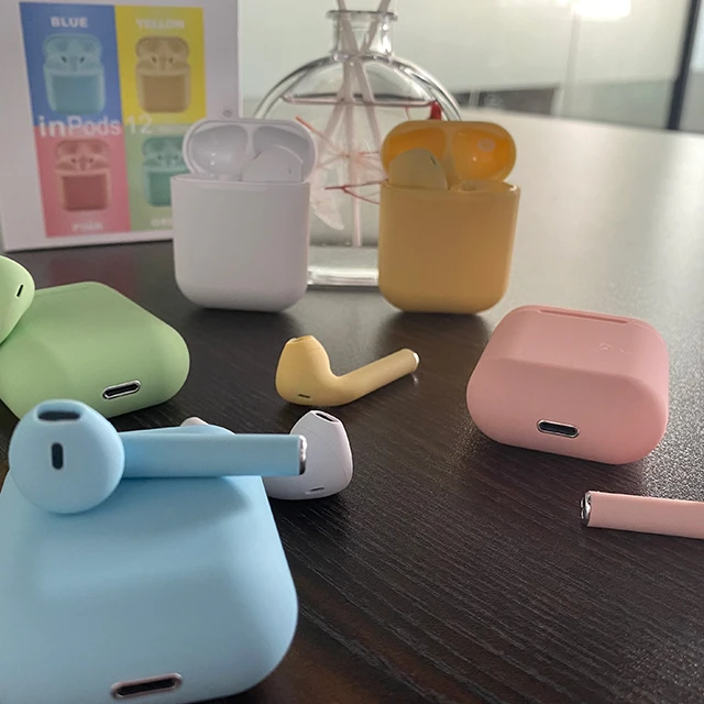 Classical style tws earphones inpods 12 true wireless stereo  headphone