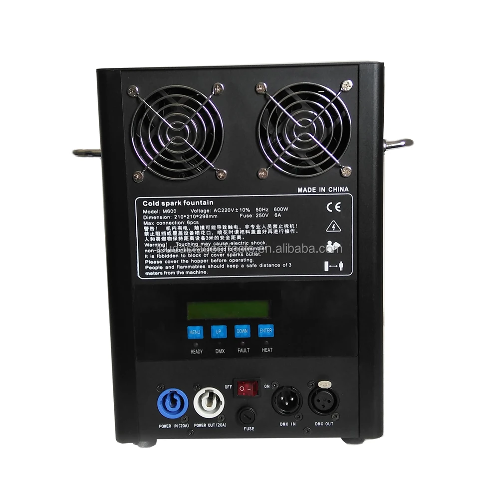 
 600 Вт dmx Удаленная Беспроводная машина для холодного спарклера, сценические эффекты, холодный фейерверк, машина для искры  