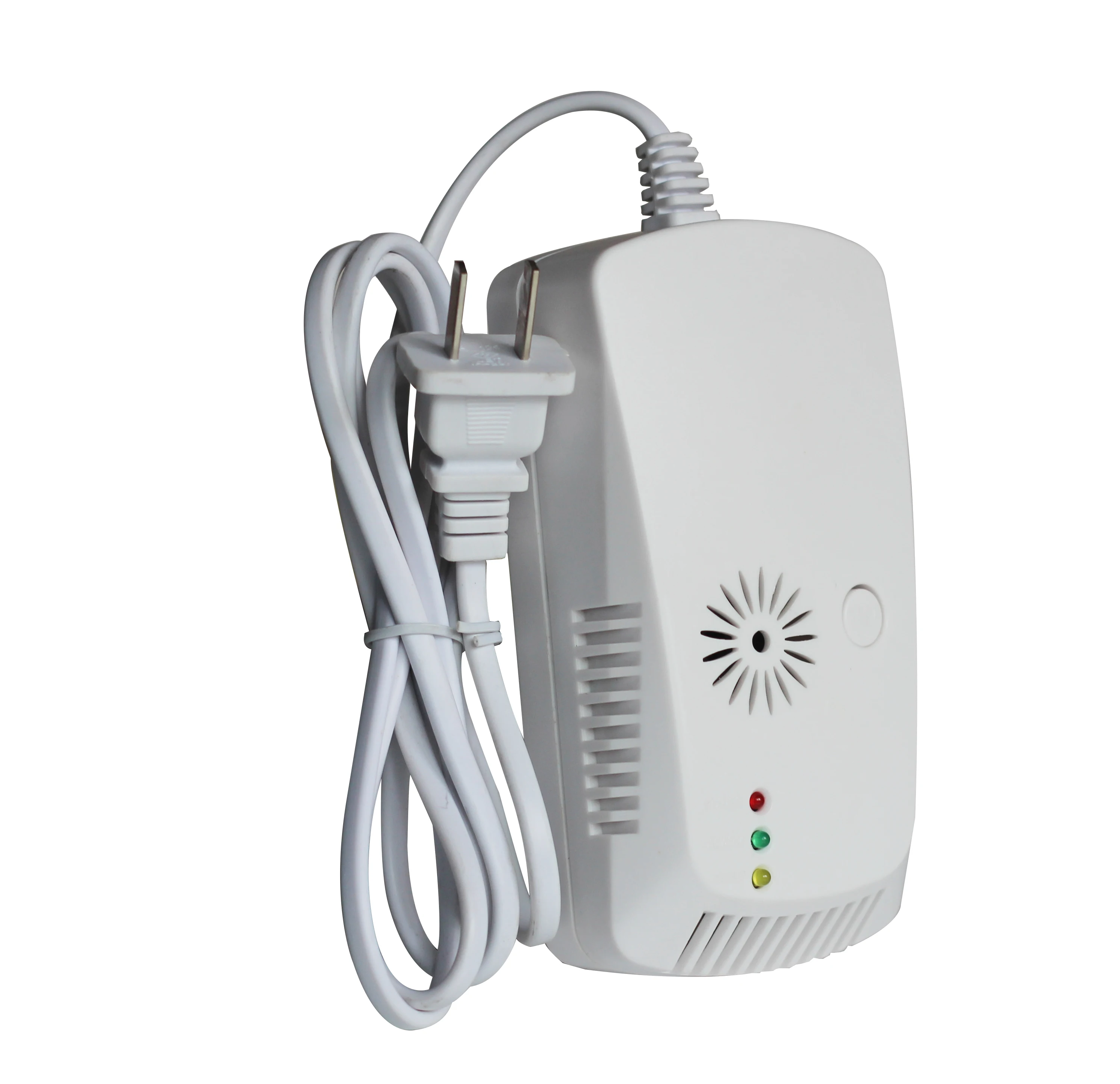 Home Security Gas Leak Sensor with Test Button Wireless Gas Leak Detector With Linkage Function