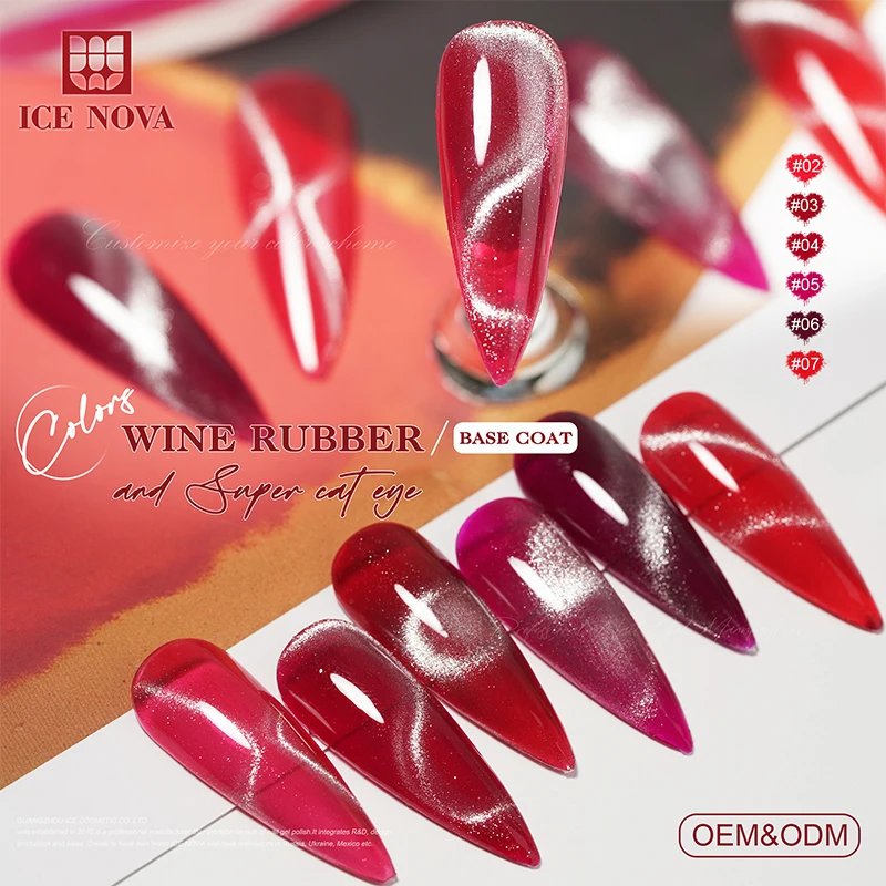 ICE NOVA Super Cat Eye Gel Chameleon 3d Cat Eye Powder Super Magnetic Color Shift Nail Glitter Pigment Diy Nail Gel