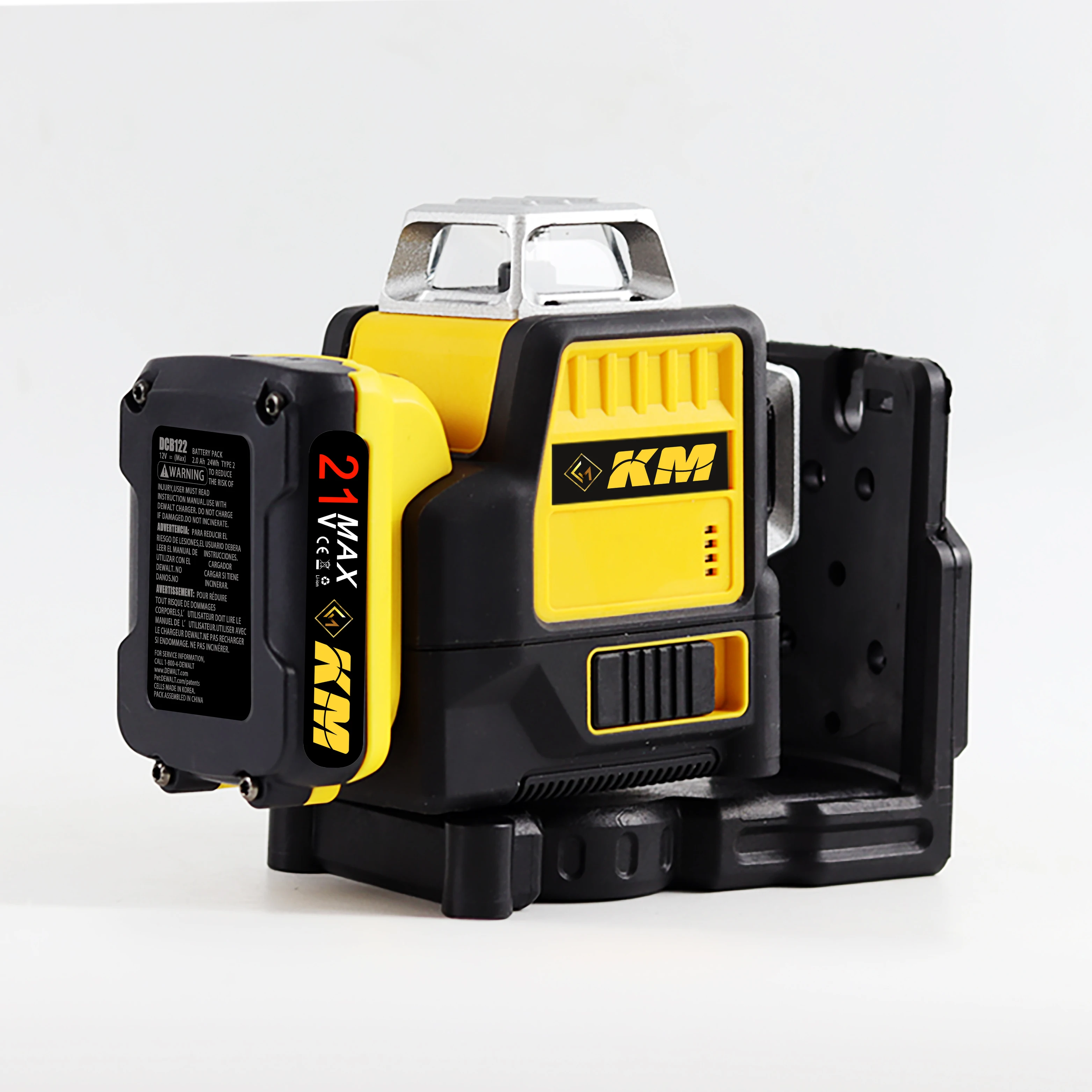 KM Multi-Propose Self Leveling 360 Rotary Green 3D Laser Level 12 Line Laser Level