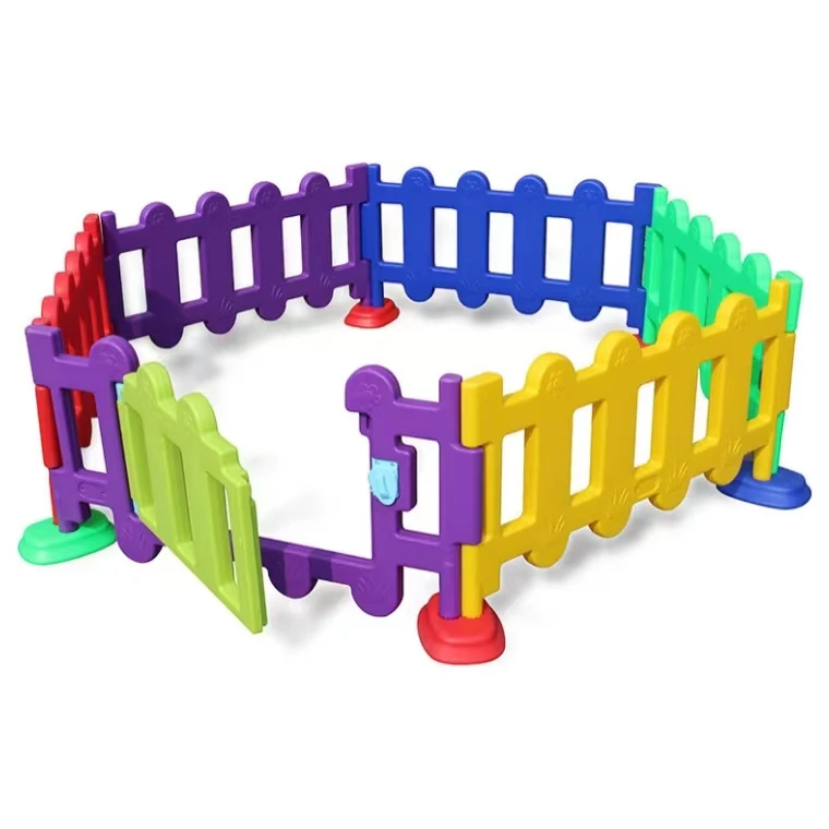 Colorful Safety Protection Toddlers Plastic Fence High Quality Living Room Baby Play Fence