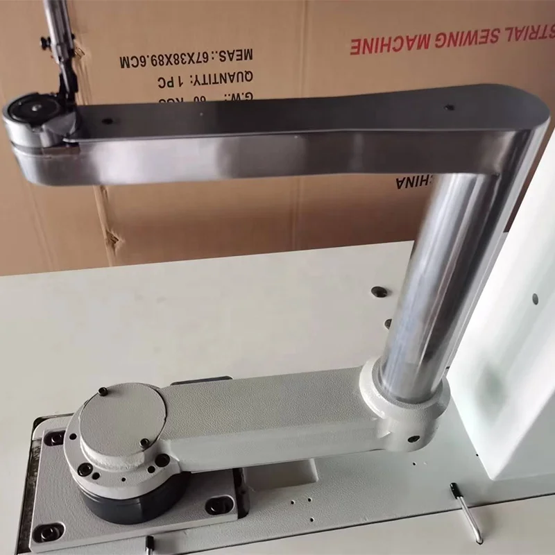 HH 8361 360 degree rotating arm cylinder bed sewing machine for heavy duty bags boots production with stepper motor