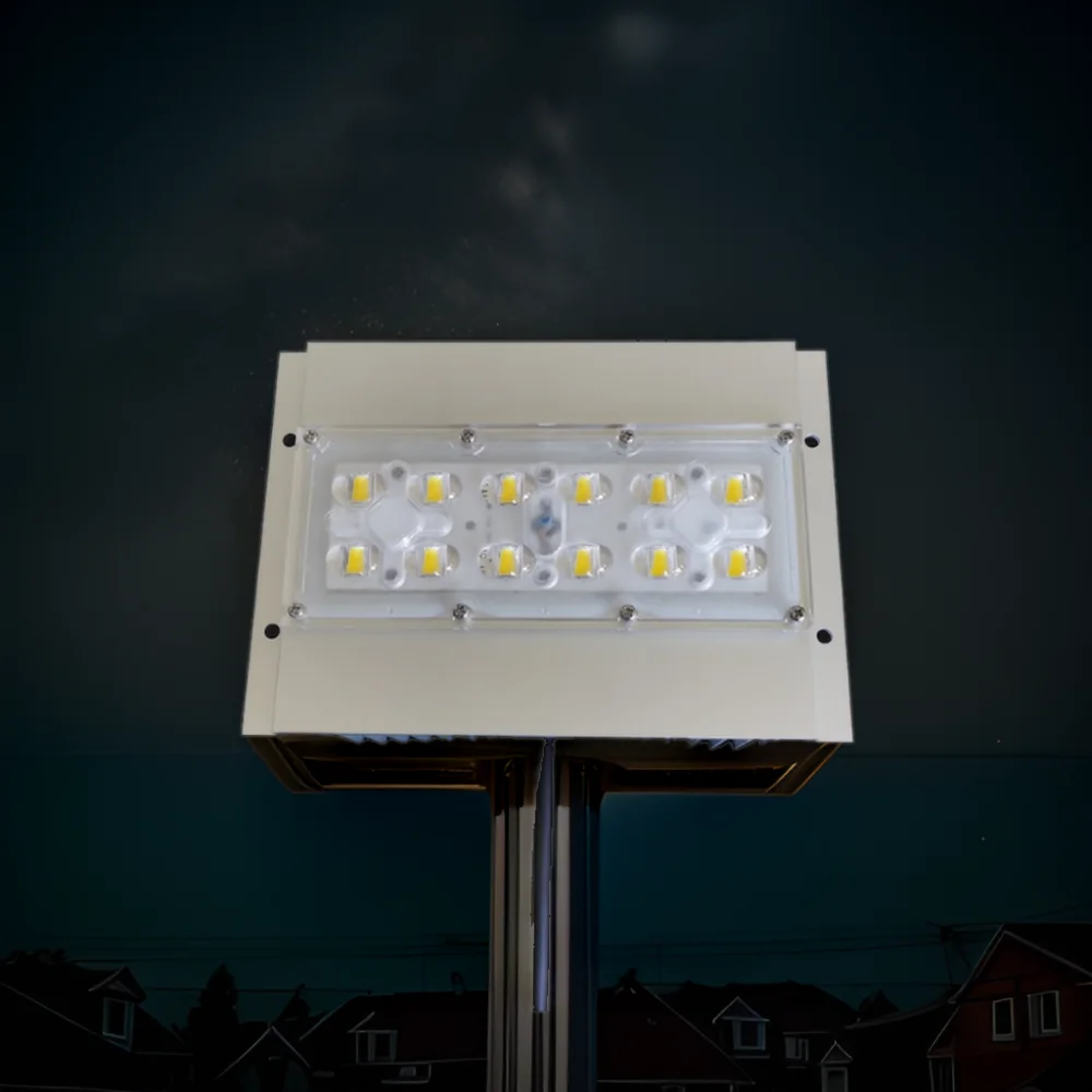 60W PH7070 SMD LED Light PCB Module Optical Lens IP65 Rated Road Lighting AC Power Supply Ce Certified 6500K Color Temperature