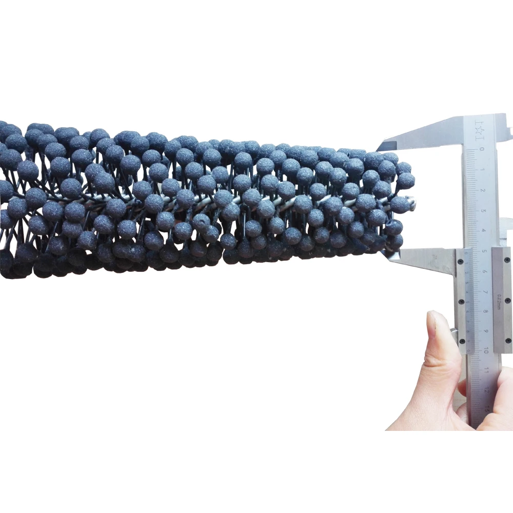 Polishing Brush Stainless Steel Brush 3inch Engine Hone Flexible Honing 2 Pieces Silicon Carbide/alumina 200mm BIB-Q6406 60-80mm