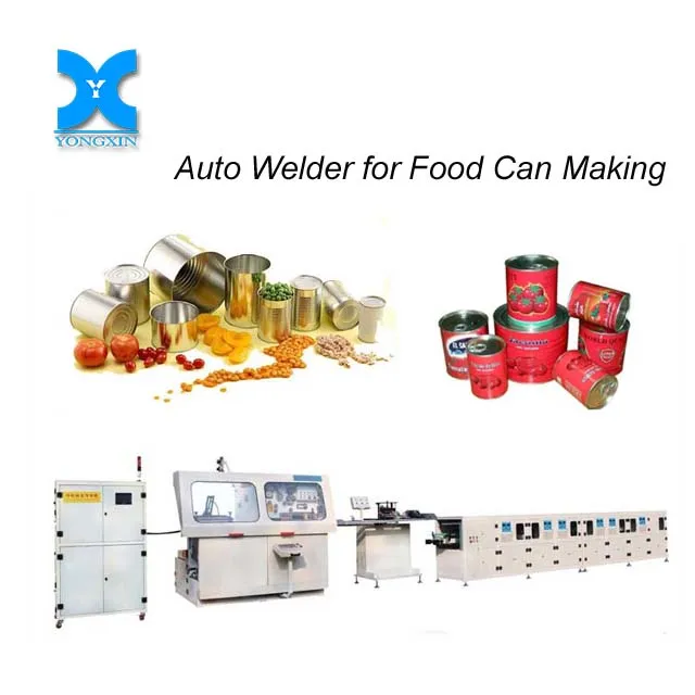 Machines to make tin box can container for Food tomato paste can equipment
