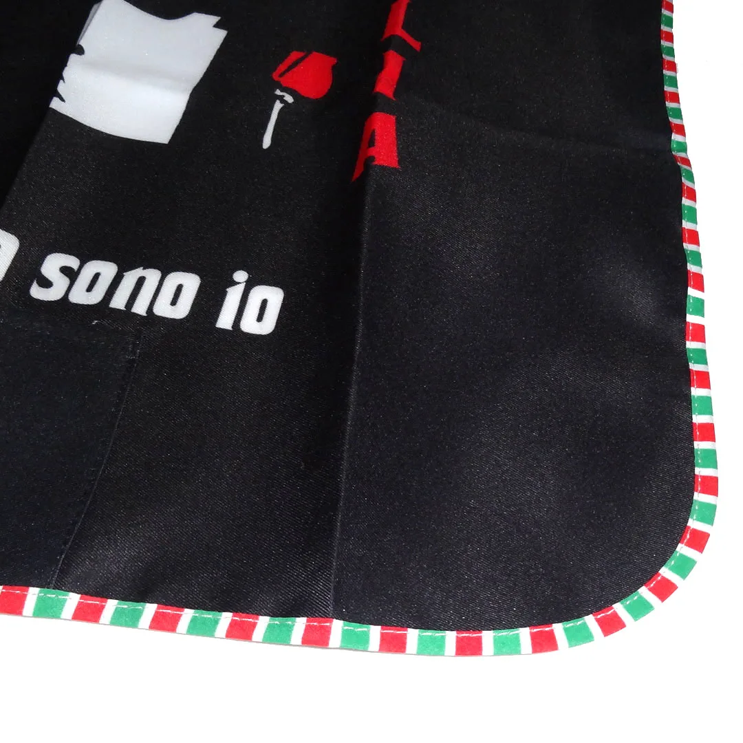 Custom Logo Theme Sleeveless Cook Apron Promotion Polyester Canvas Grill Bibs BBQ Cooking Chef Kitchen Apron with two pockets